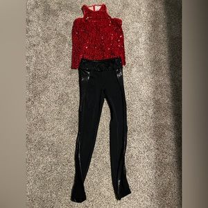 Jazz Dance Costume 2-piece Large Child